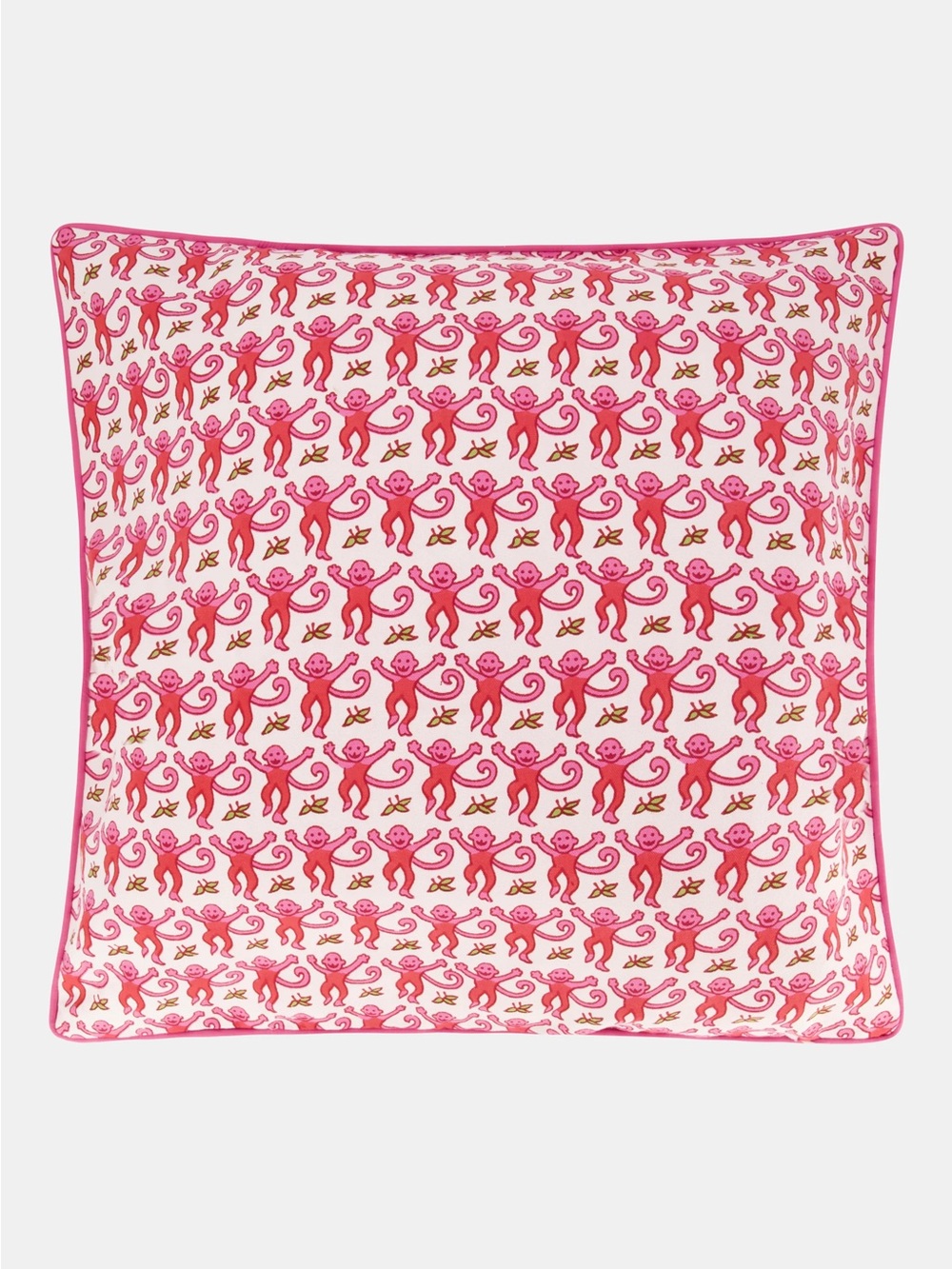 Roberta Roller Rabbit Monkey Throw Pillow